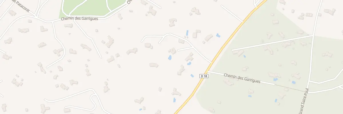 Plan du 596 Rte de Saint Cannat à Rognes
