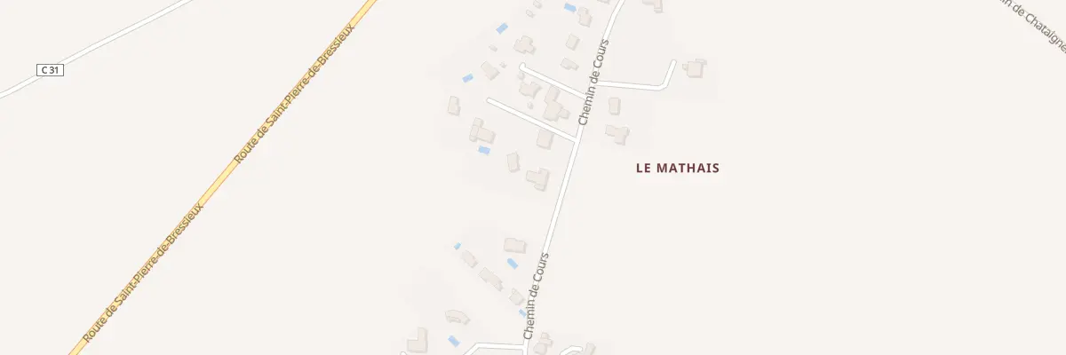 Plan du 44 Che de Cours à Saint-Étienne-de-Saint-Geoirs