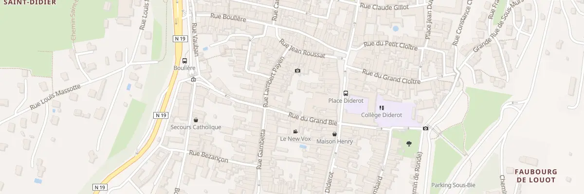 Plan du 25 Rue Lambert Payen à Langres