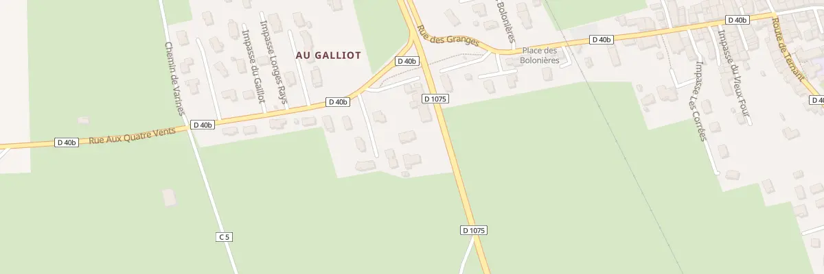 Plan du 3 Rue aux Quatre Vents à Ambutrix