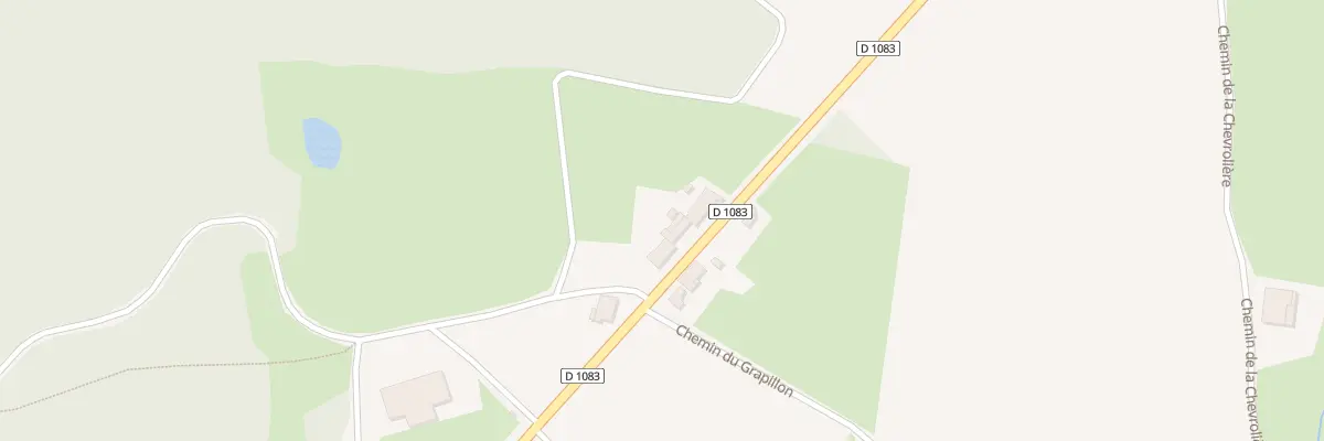 Plan du 787 Rte Rd 1083 Les Capettes à Salavre