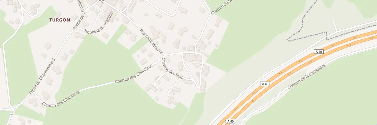 Plan du 364 Rue Saint Vincent à Druillat