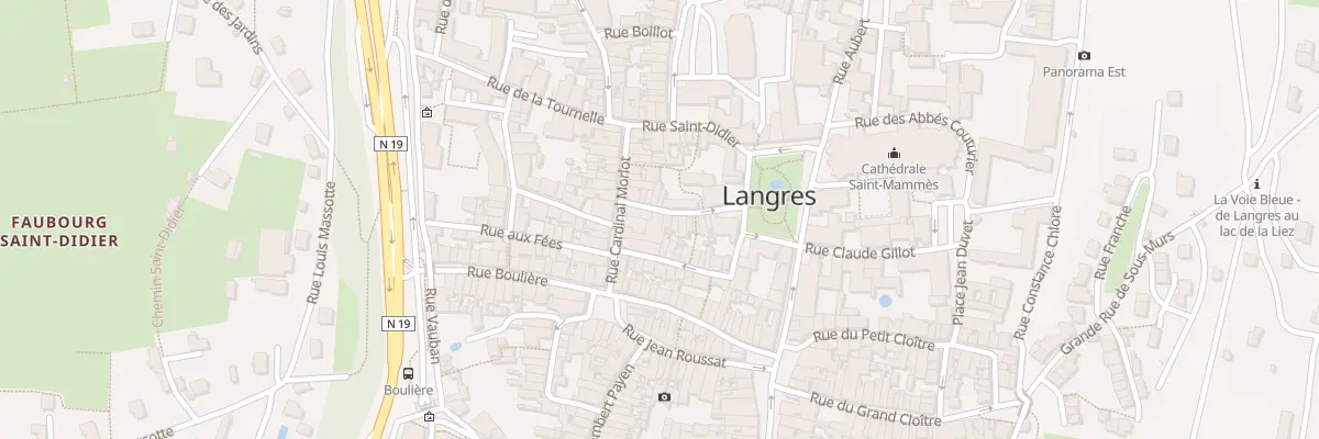 Plan du 17 Rue Lescornel à Langres