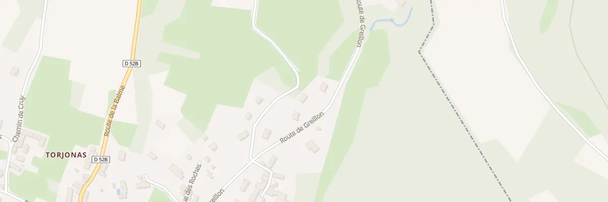 Plan du 22 Rte du Greillon à Saint-Baudille-de-la-Tour