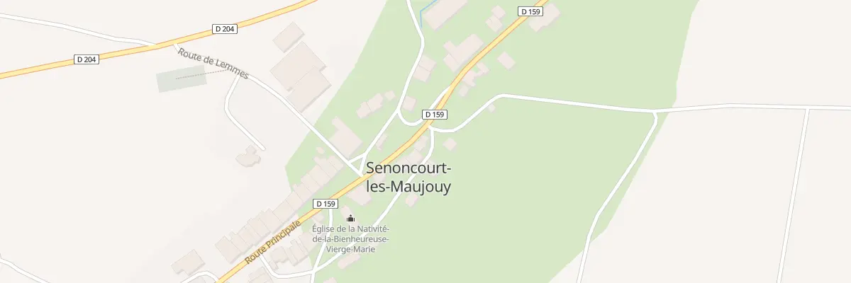 Plan du 16 Rte Principale à Senoncourt-les-Maujouy