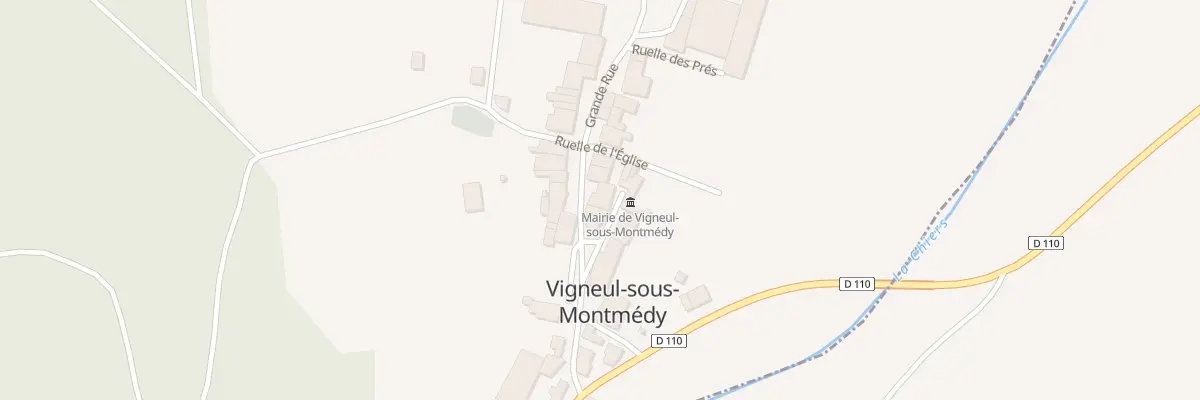 Plan du 3 Rue de la Mairie à Vigneul-sous-Montmédy