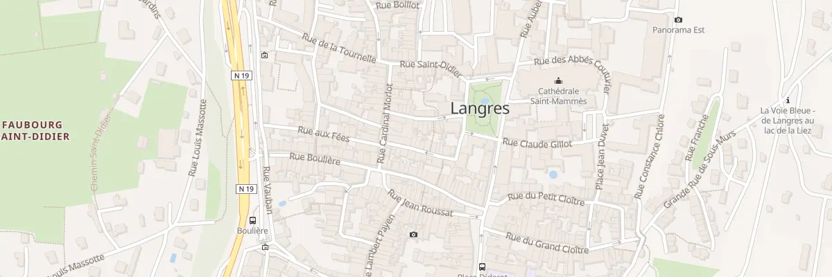 Plan du 16B Rue Lelièvre à Langres
