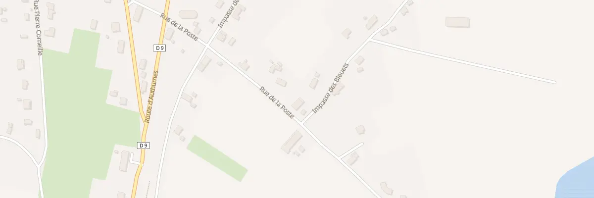 Plan du 11 Rue de la Poste à Neublans-Abergement