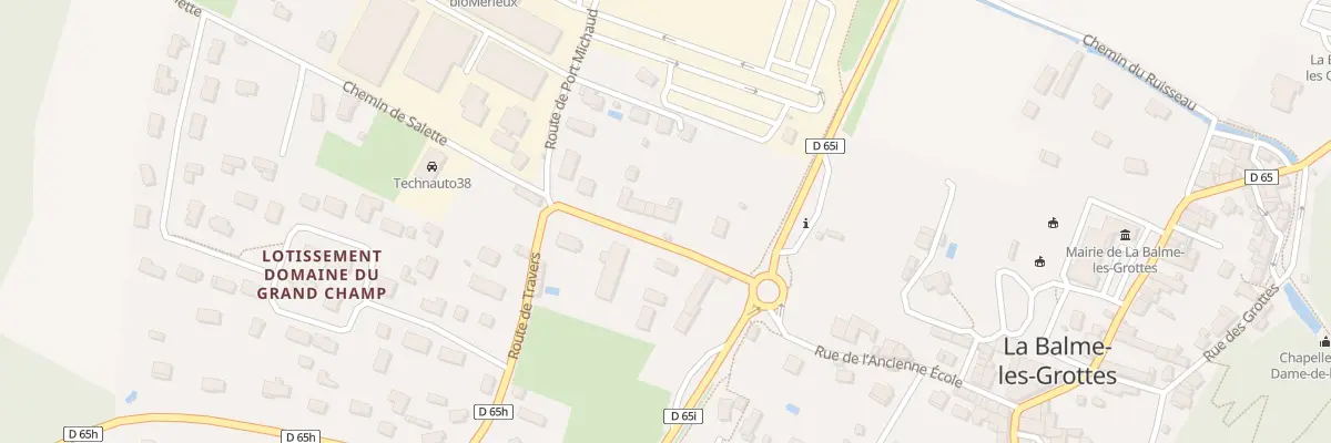 Plan du 4 Rte de Travers à La Balme-les-Grottes