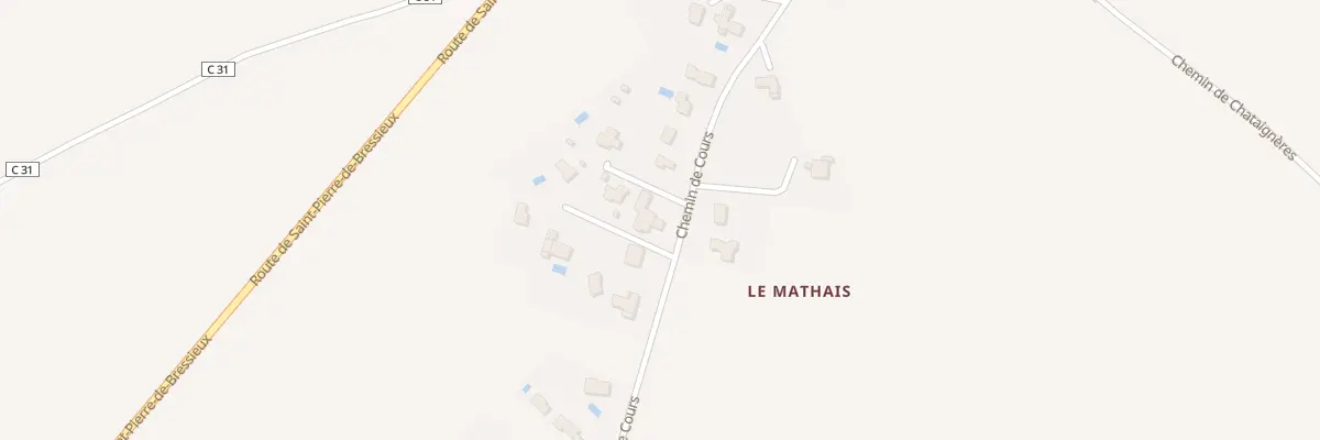 Plan du 30 Che de Cours à Saint-Étienne-de-Saint-Geoirs