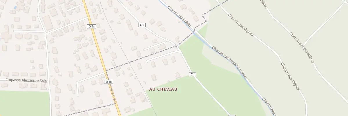 Plan du 1 Lot le Cheviau à Ambutrix