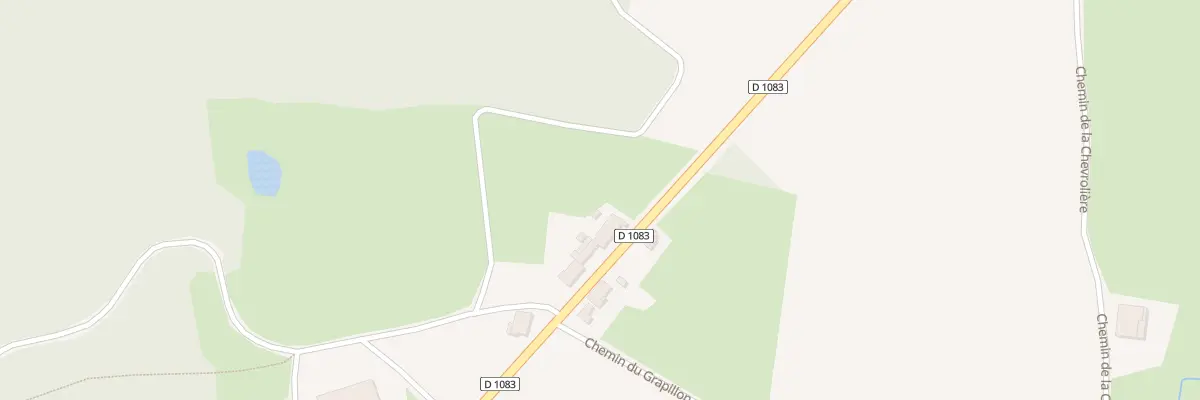 Plan du 821 Rte Rd 1083 Les Capettes à Salavre