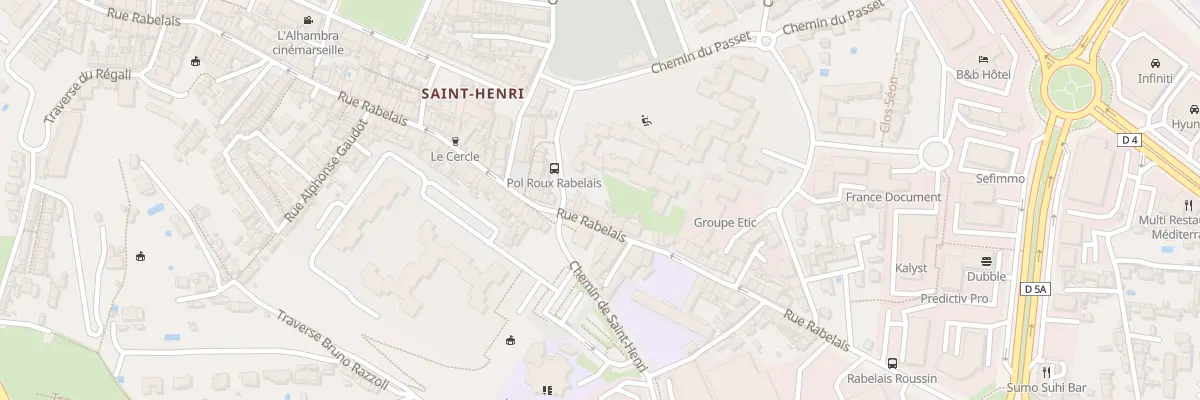 Plan du 114 Rue rabelais à Marseille 16e Arrondissement