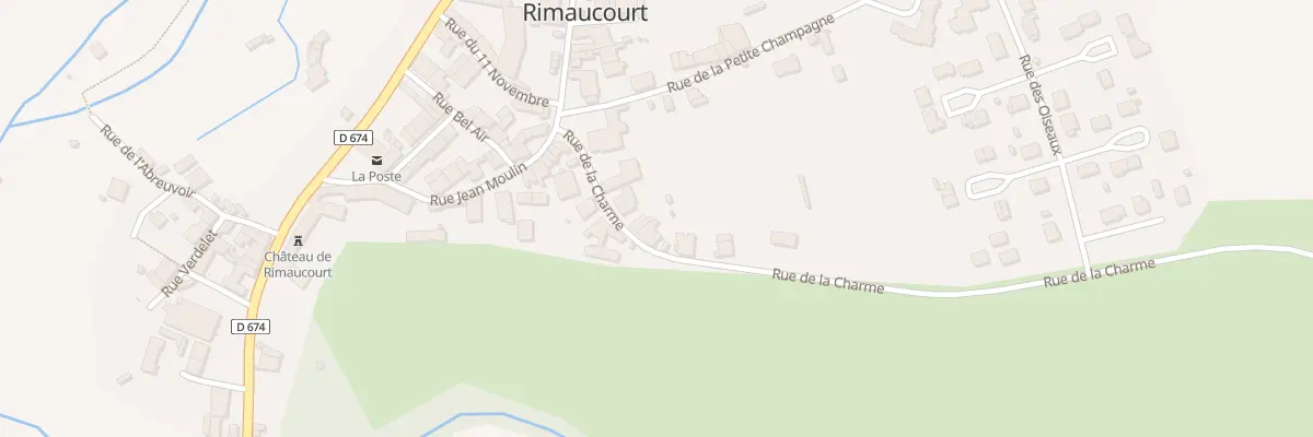Plan du 5 Rue de la Charme à Rimaucourt