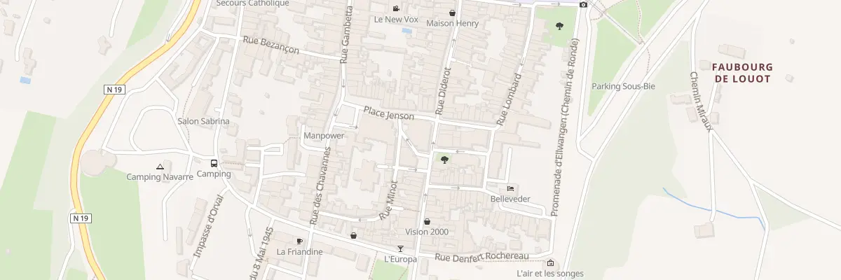 Plan du 1 Rue Claude Forgeot à Langres