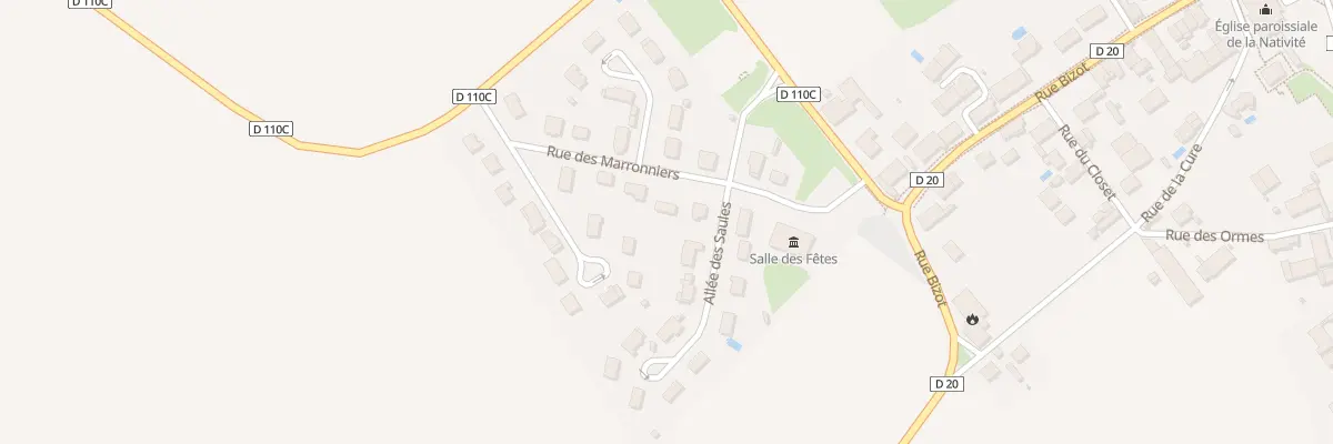 Plan du 4 Rue des Marronniers aux Maillys