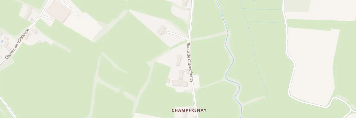 Plan du 878 Rte de Champfrenay à Frangy-en-Bresse