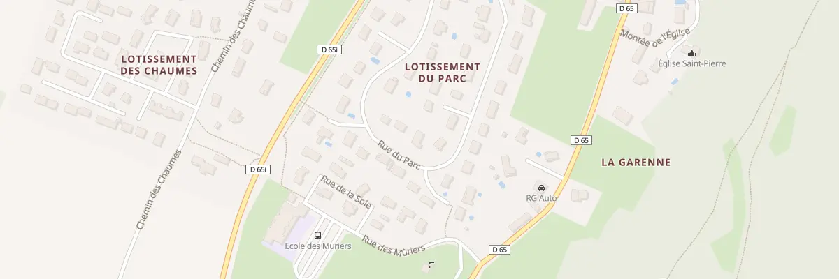 Plan du 19 Lot du Parc à La Balme-les-Grottes