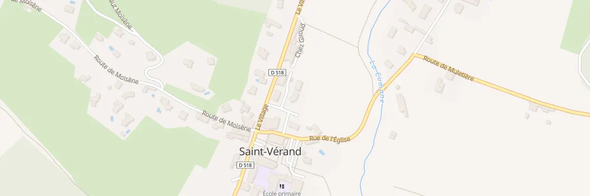 Plan du 6321 Le Village à Saint-Vérand