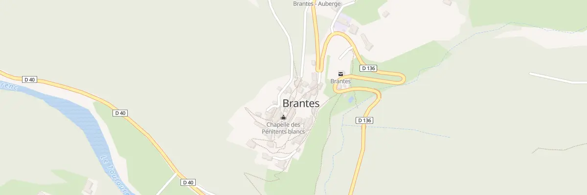 Plan du 5060 Le Village à Brantes