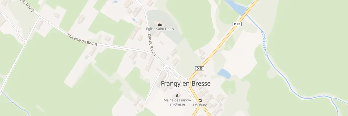 Plan du 96 Rue du Bourg à Frangy-en-Bresse