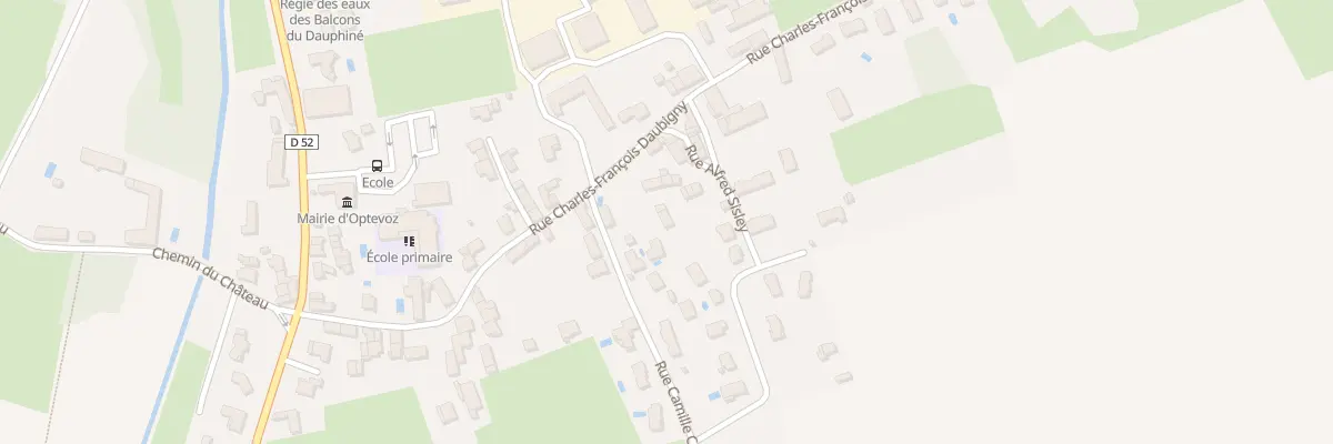 Plan du 302B Rue Charles Francois Daubigny à Optevoz