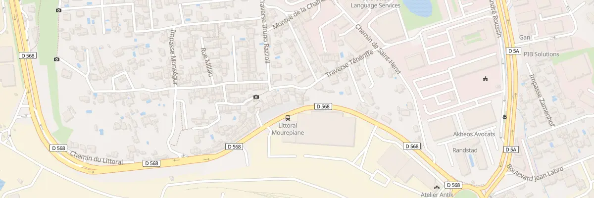 Plan du 558 Che du Littoral à Marseille 16e Arrondissement