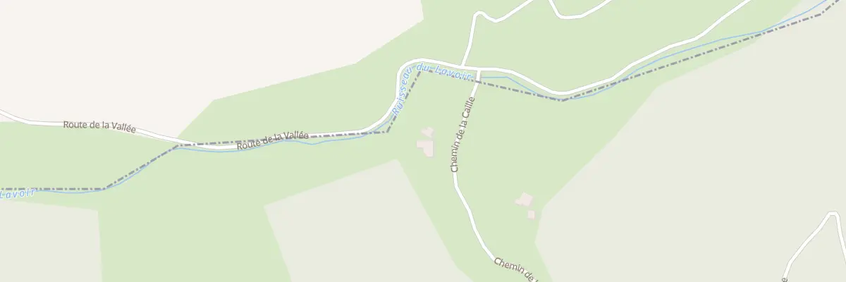 Plan du 44 Che de la Caille à Volvent