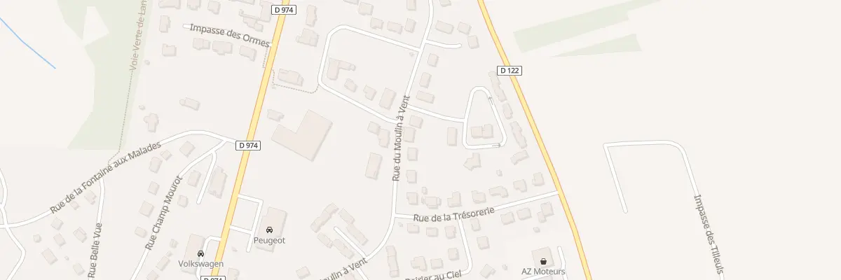 Plan du 30 Rue du Moulin a Vent à Saints-Geosmes