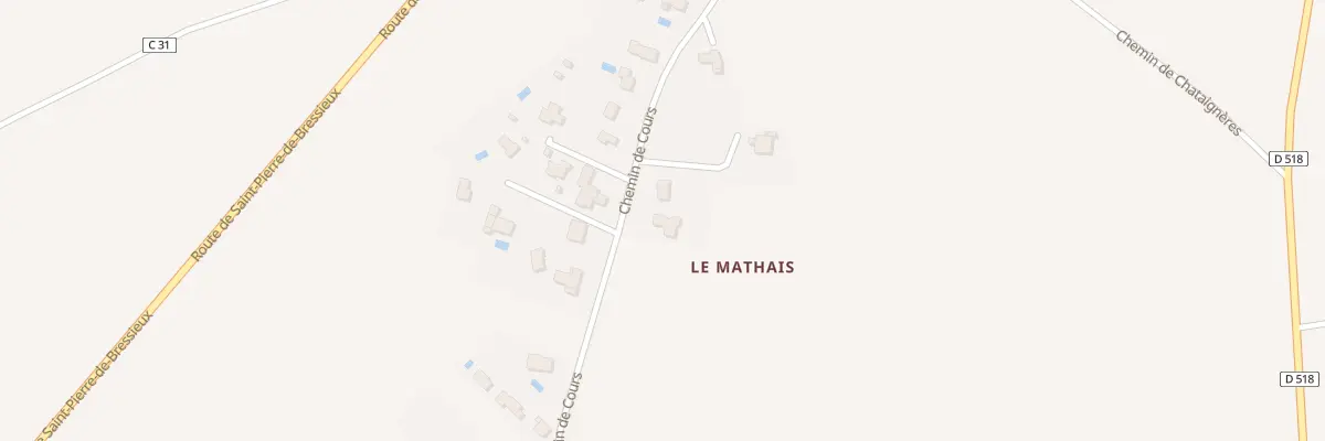 Plan du 35 Che de Cours à Saint-Étienne-de-Saint-Geoirs