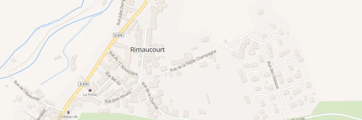 Plan du 7 Rue de la Petite Champagne à Rimaucourt