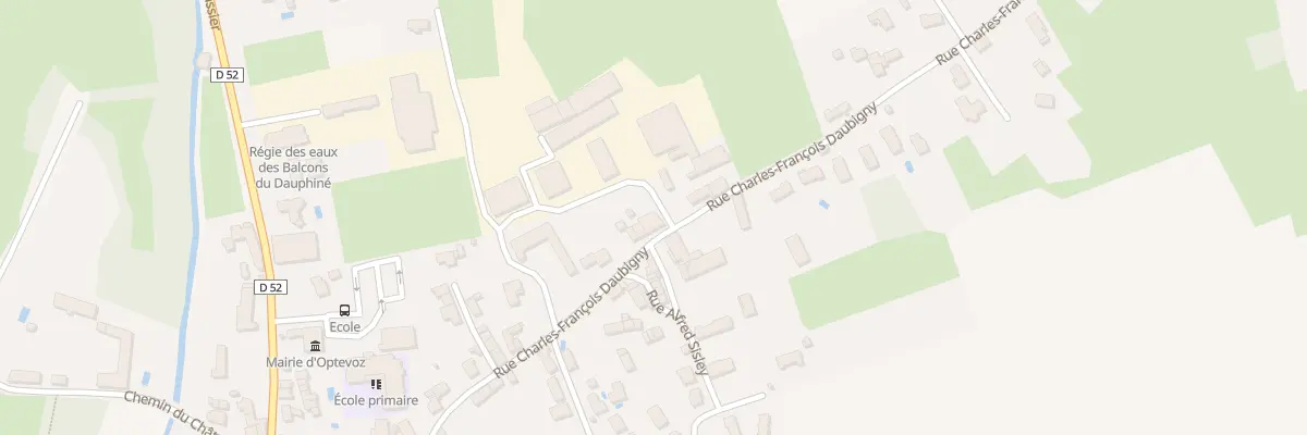 Plan du 361 Rue Charles Francois Daubigny à Optevoz