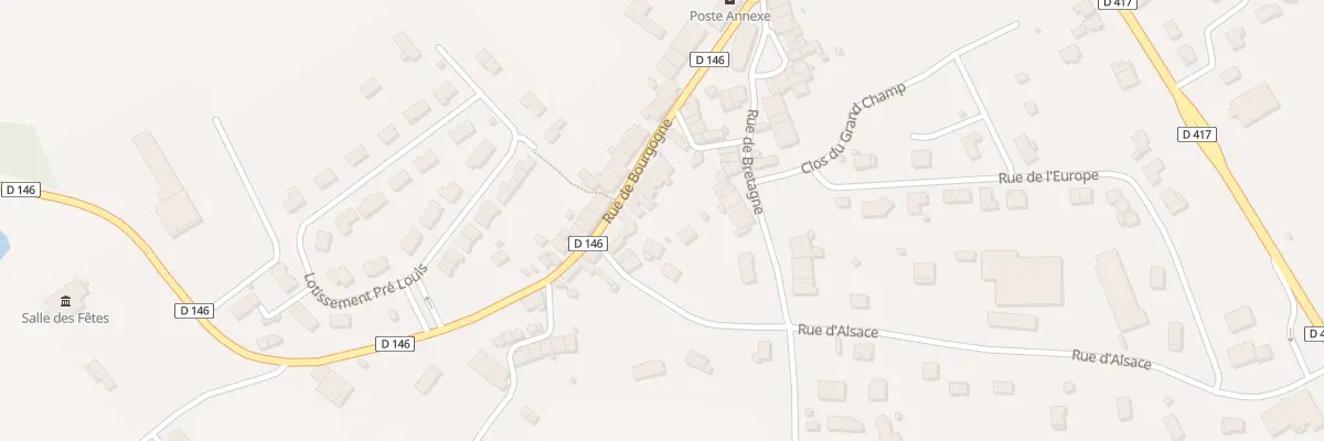 Plan du 9 Rue de Bourgogne à Mandres-la-Côte