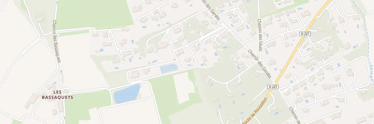Plan du 265 Che des Genêts à Saint-Saturnin-lès-Apt