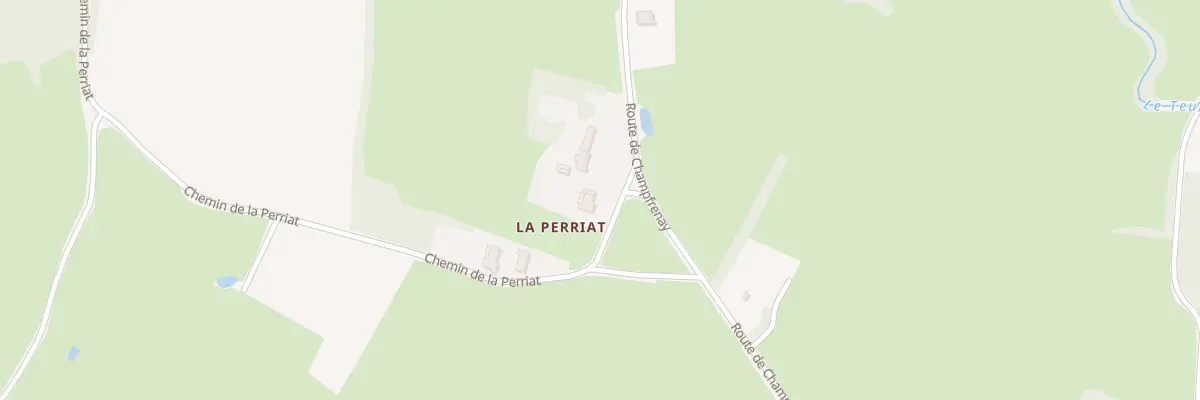 Plan du 18 Chem de la Perriat à Frangy-en-Bresse
