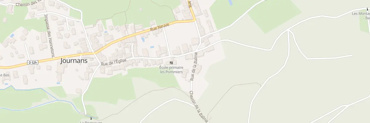 Plan du 20 Rue de la Balme à Journans