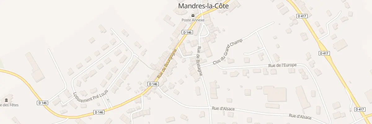 Plan du 2 Rue de Savoie à Mandres-la-Côte