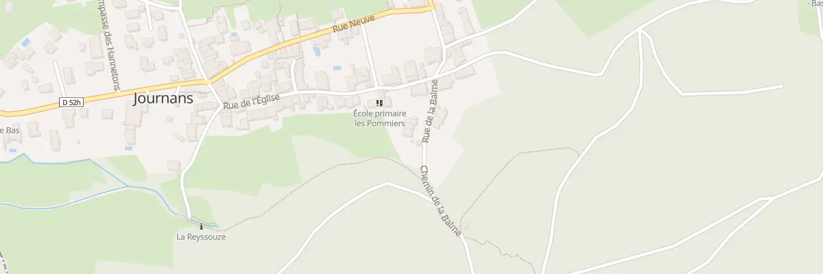 Plan du 68 Rue de la Balme à Journans