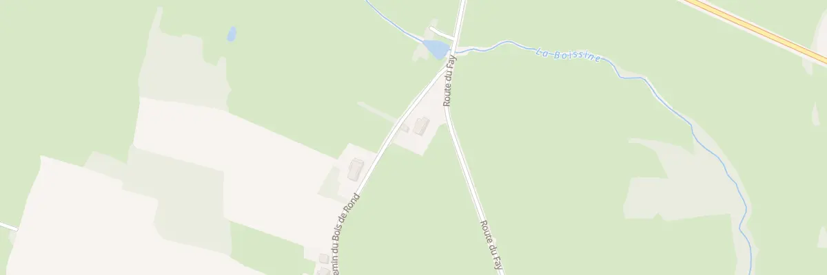Plan du 242 Rte du Fay à Frangy-en-Bresse