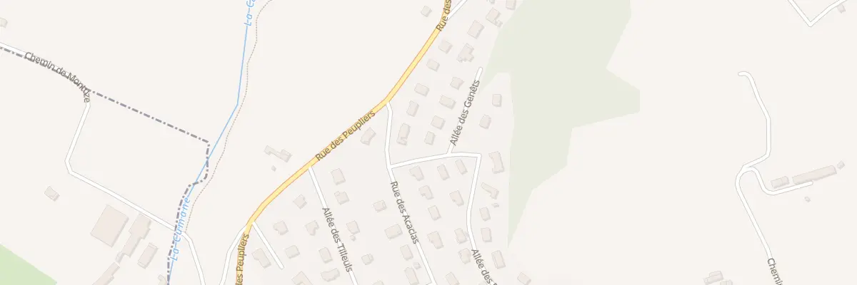 Plan du 21 Rue des Acacias à Saint-Vérand