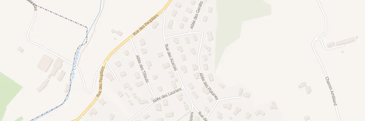 Plan du 17 Rue des Acacias à Saint-Vérand