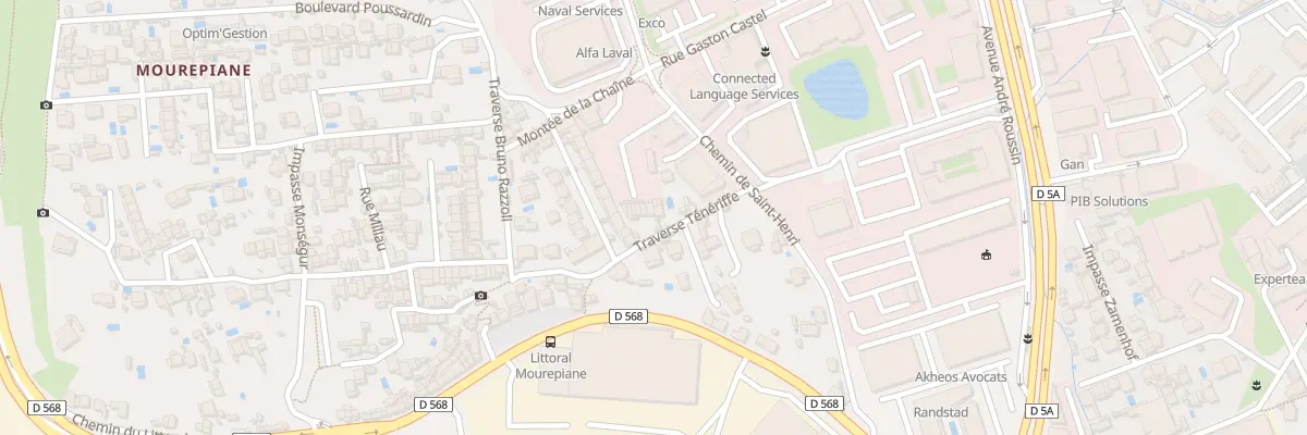 Plan du 14 Tra Teneriffe à Marseille 16e Arrondissement