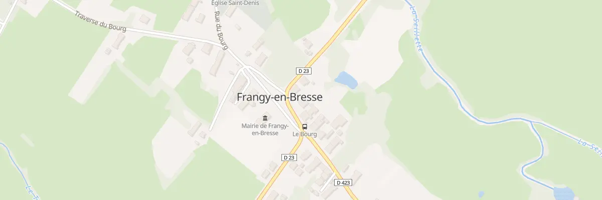 Plan du 44 Rte des Champs de Seille à Frangy-en-Bresse