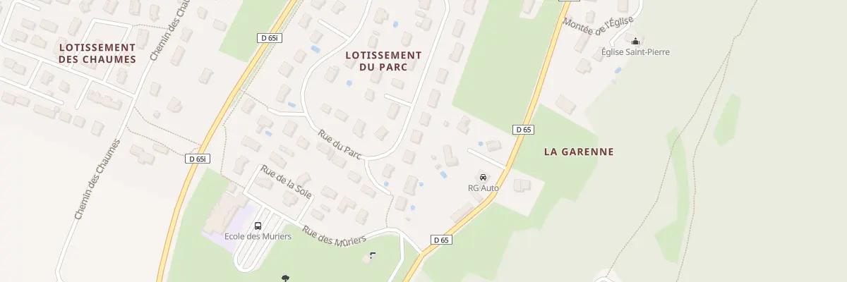 Plan du 52 Lot du Parc à La Balme-les-Grottes