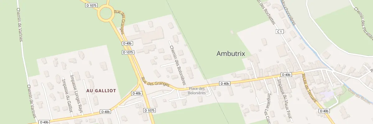 Plan du 6 Che des Bolonières à Ambutrix