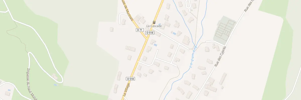 Plan du 5200D Village et Cascade à Saint-Vérand