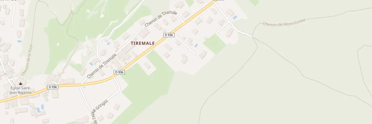 Plan du 268 Rte du Col de France à Jasseron