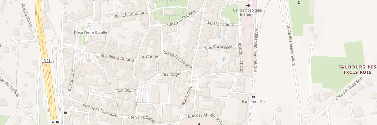 Plan du 1 Rue Barbier d’Aucourt à Langres