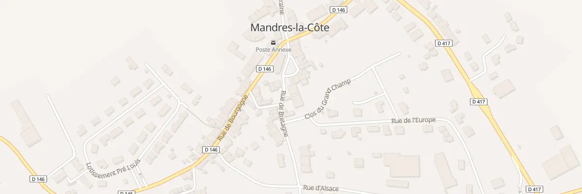 Plan du 17 Rue de Bretagne à Mandres-la-Côte