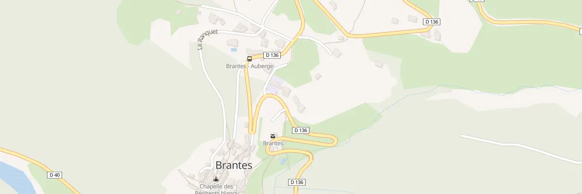 Plan du 5103 La Clapeiries à Brantes